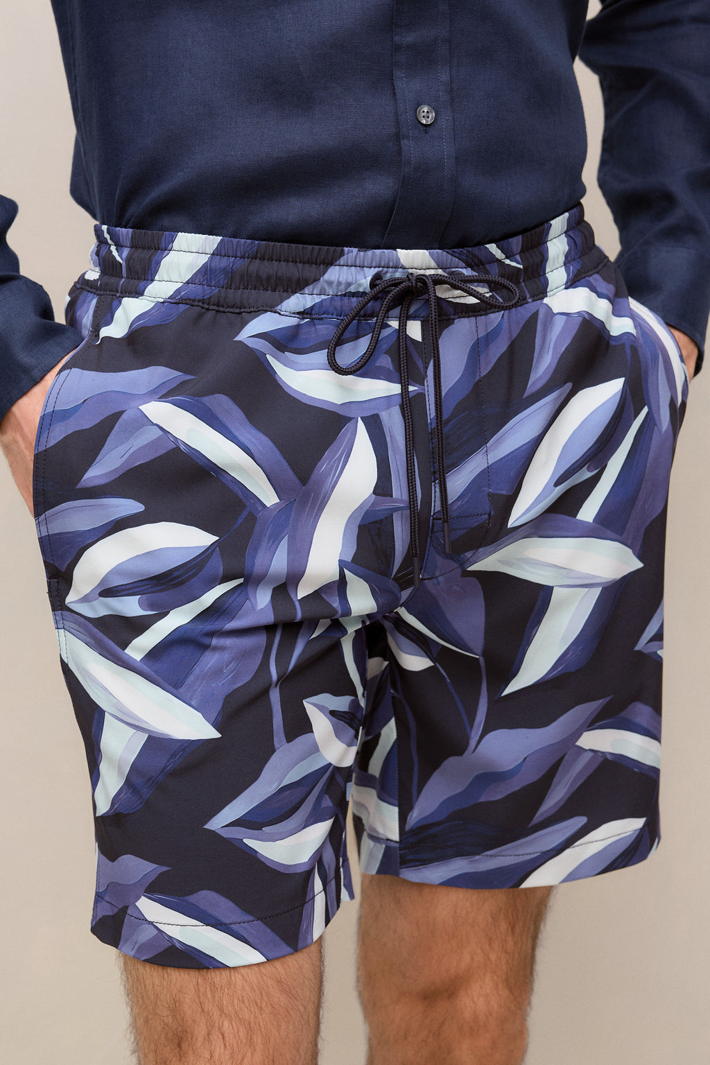 Painted Leaf Swim Short – Trenery