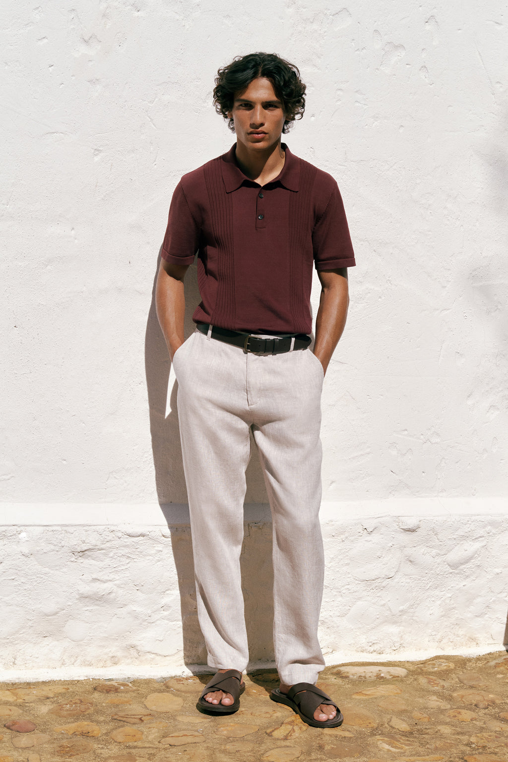Linen Tailored Relaxed Pant