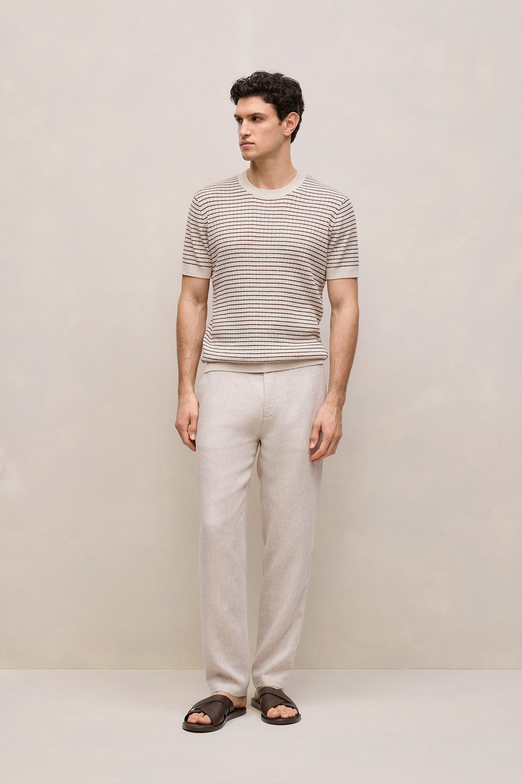 Linen Tailored Relaxed Pant