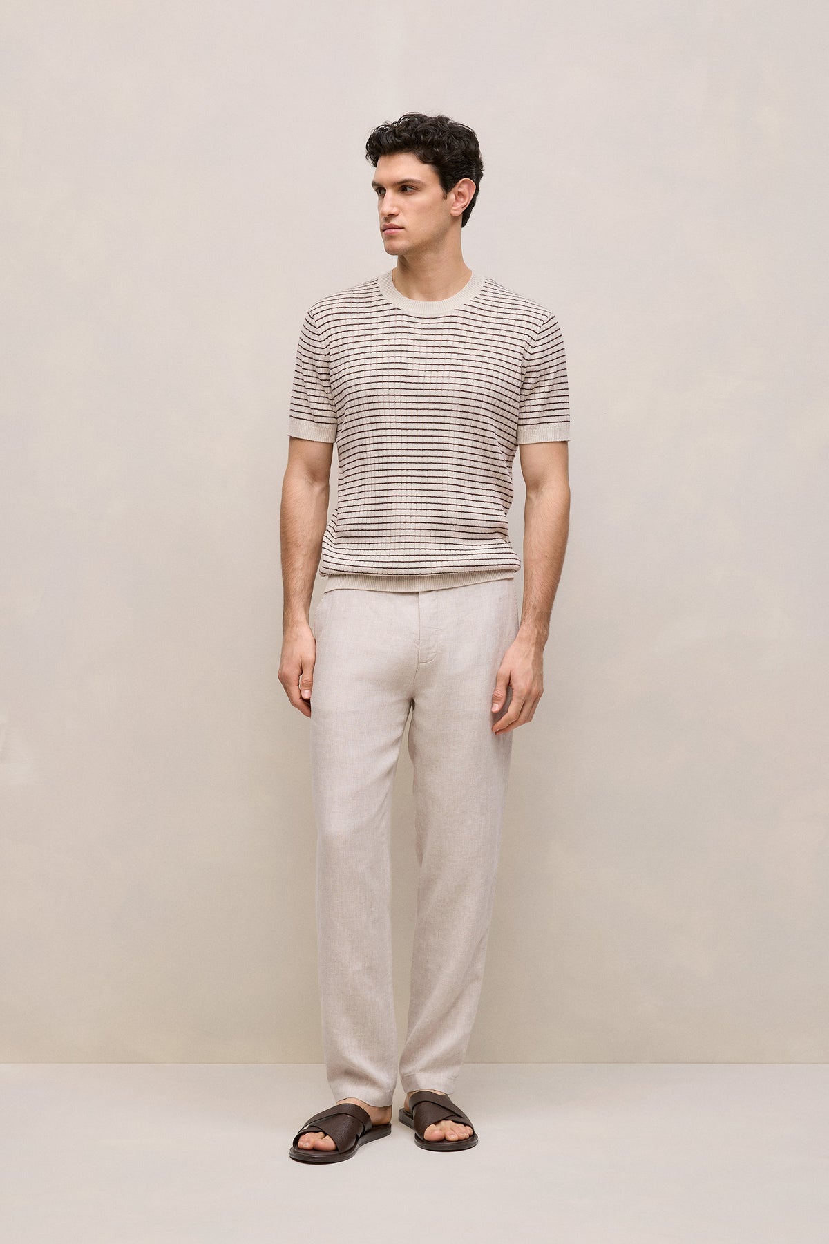 Linen Tailored Relaxed Pant