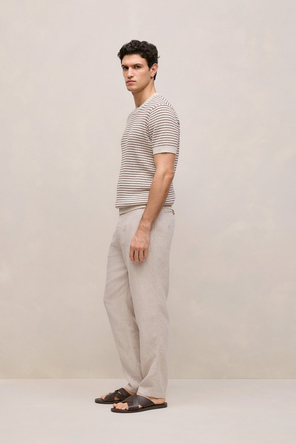 Linen Tailored Relaxed Pant