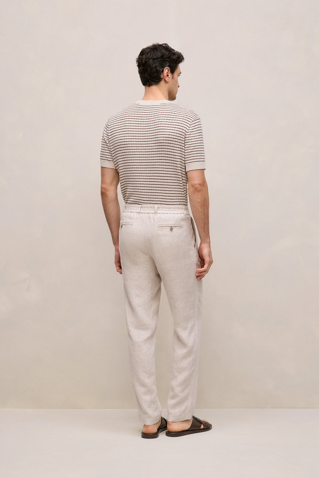Linen Tailored Relaxed Pant