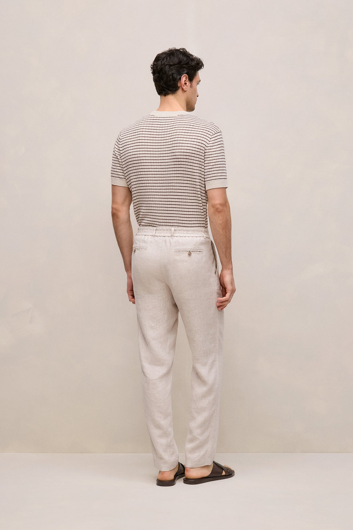 Linen Tailored Relaxed Pant