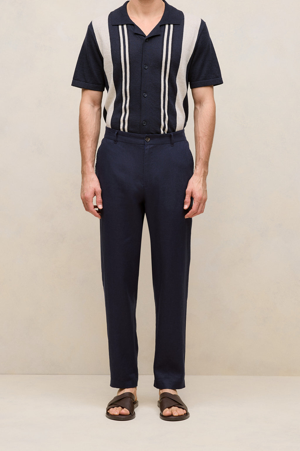 Linen Tailored Relaxed Pant