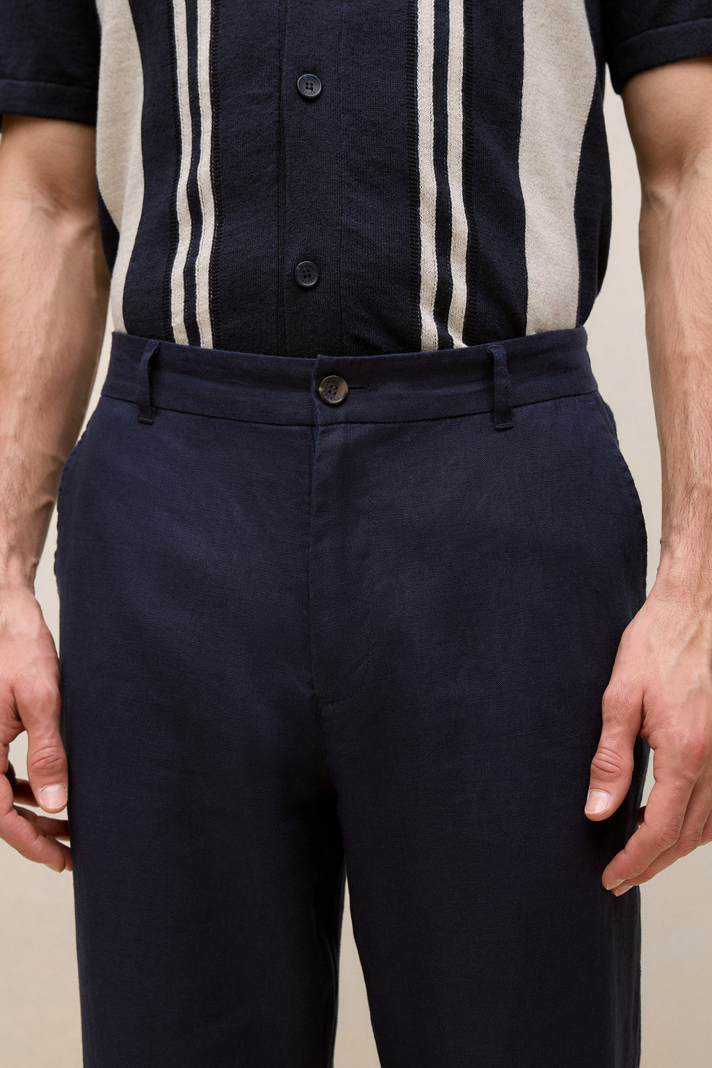 Linen Tailored Relaxed Pant