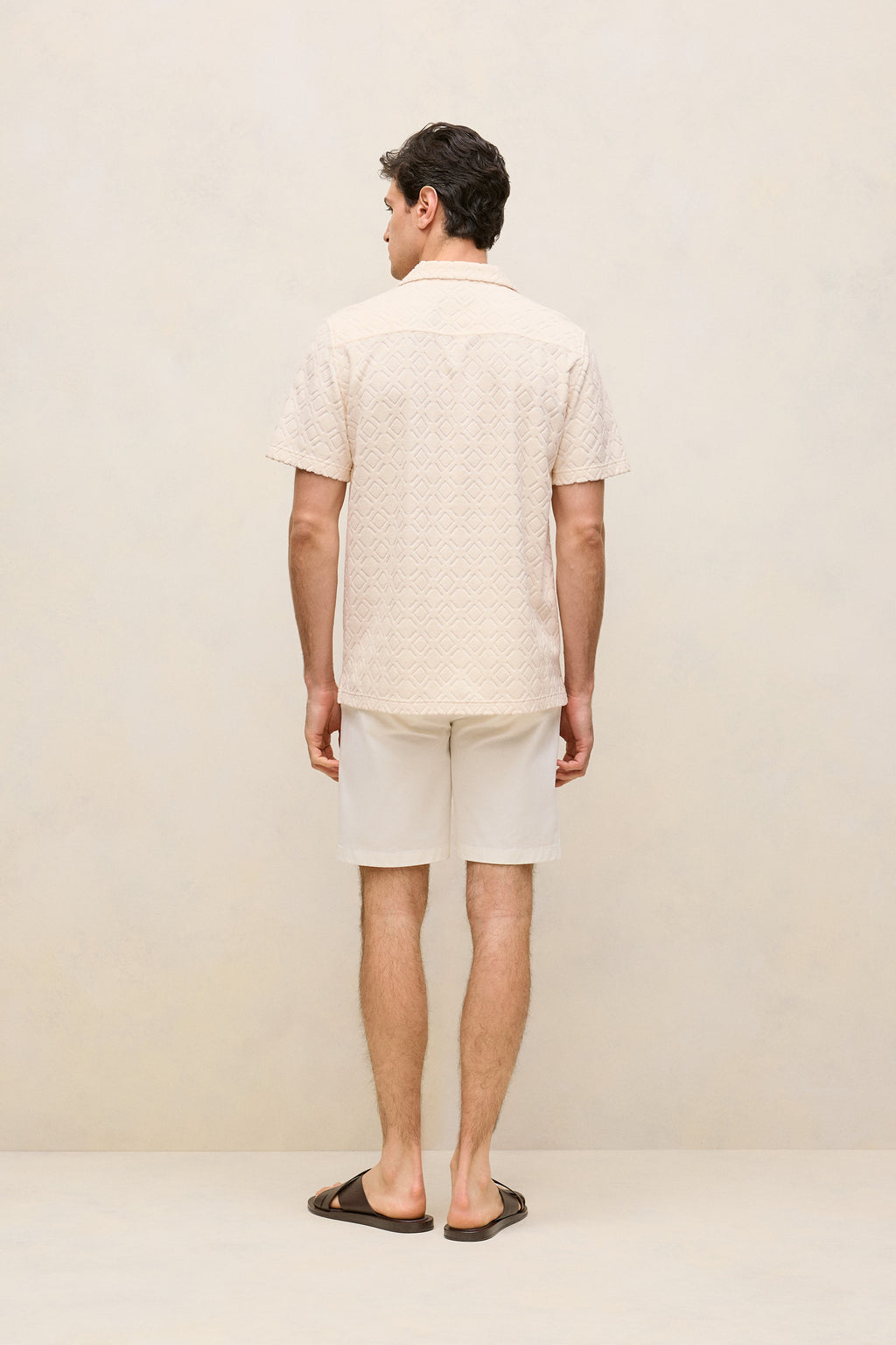 Terry Geo Tile Camp Shirt