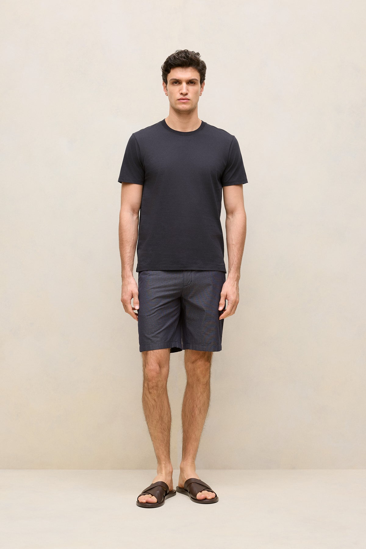 Yarn Dyed Cotton Stripe Short