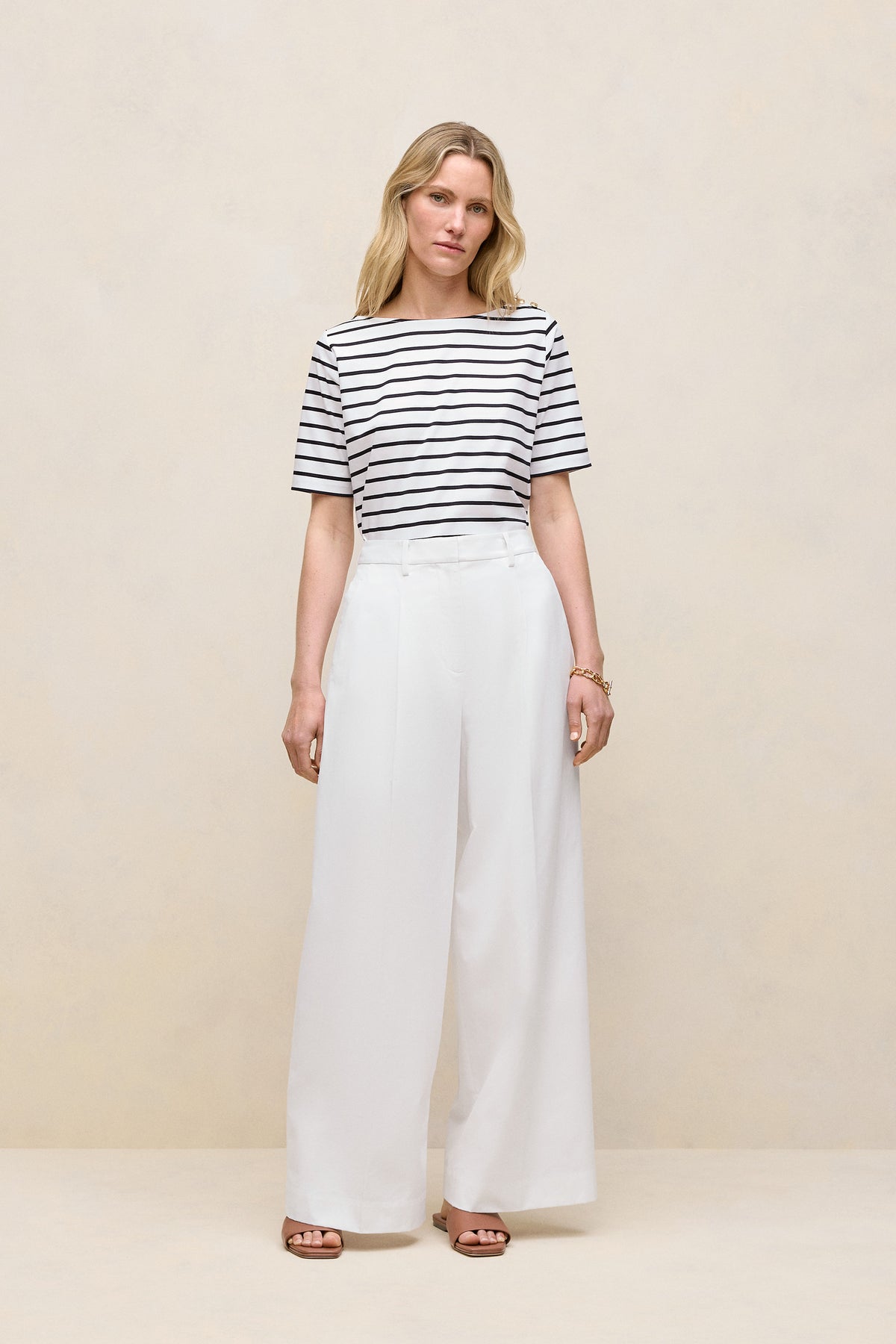 Stripe Boatneck T-Shirt