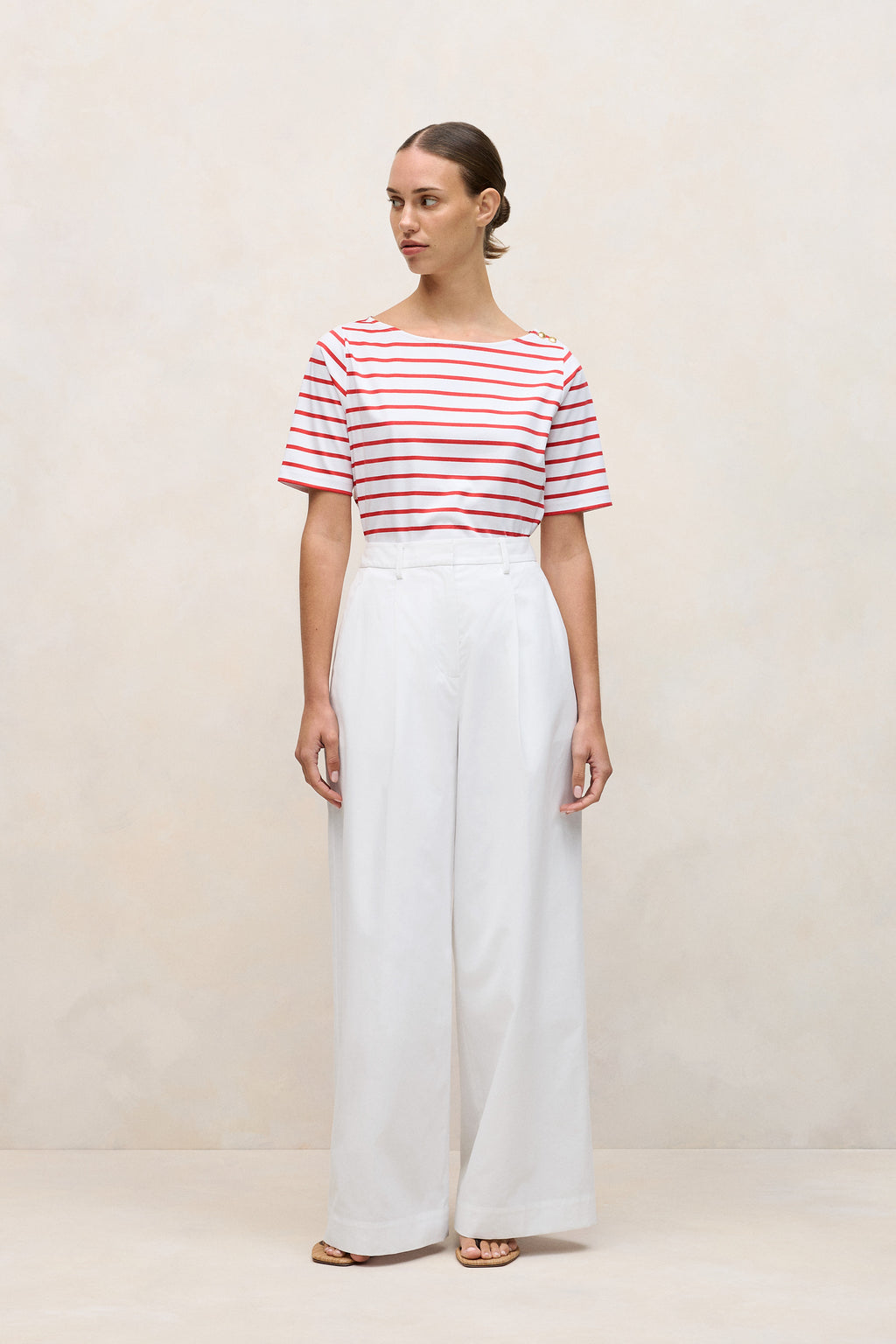 Stripe Boatneck T-Shirt