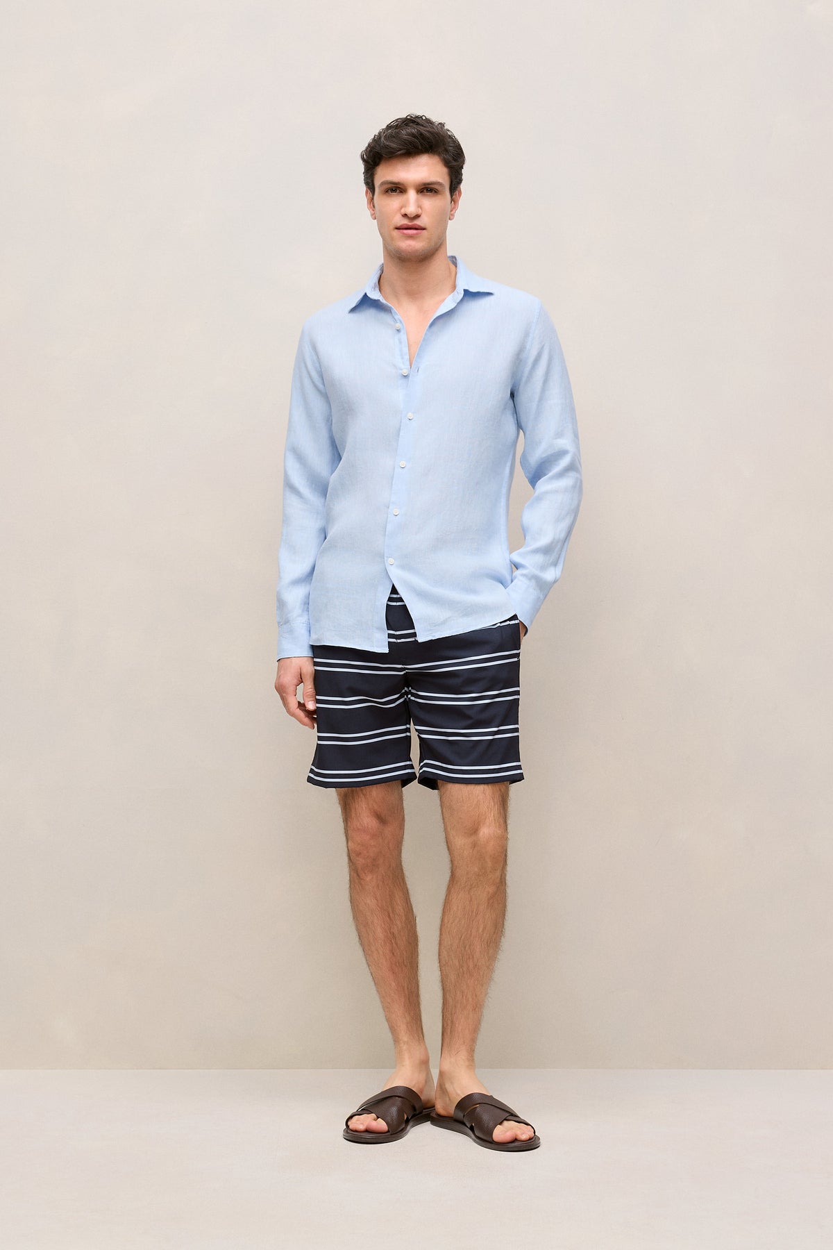Double Stripe Swim Short