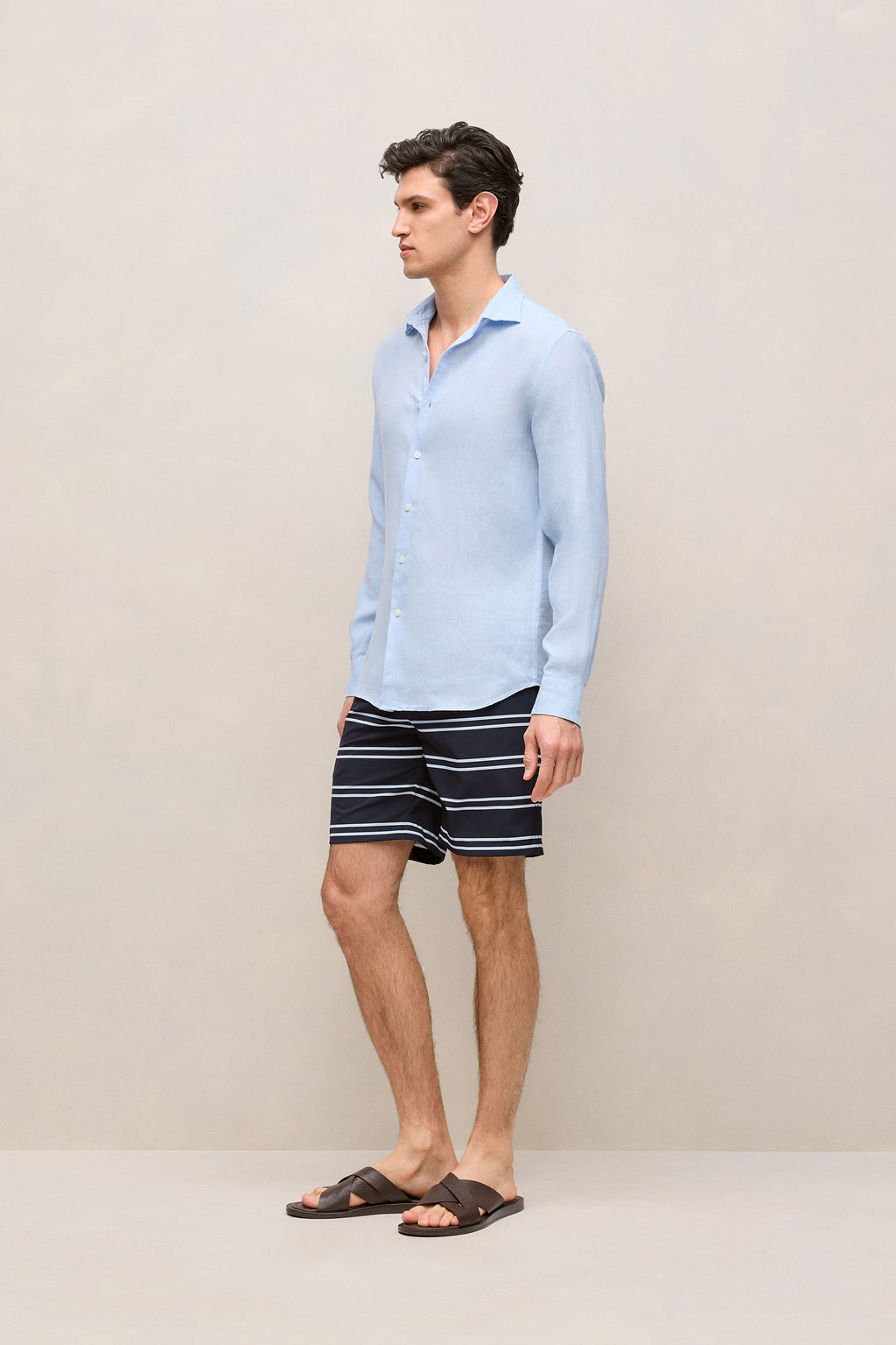 Double Stripe Swim Short