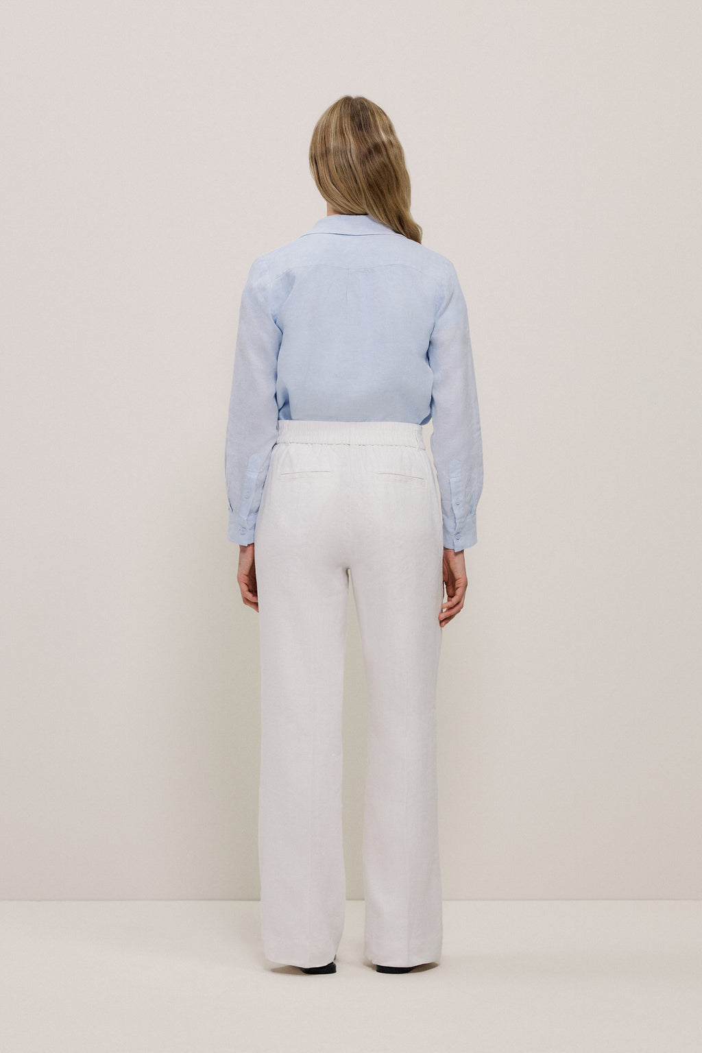 Linen Pintucked Pant