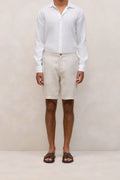 Linen Glen Check Short