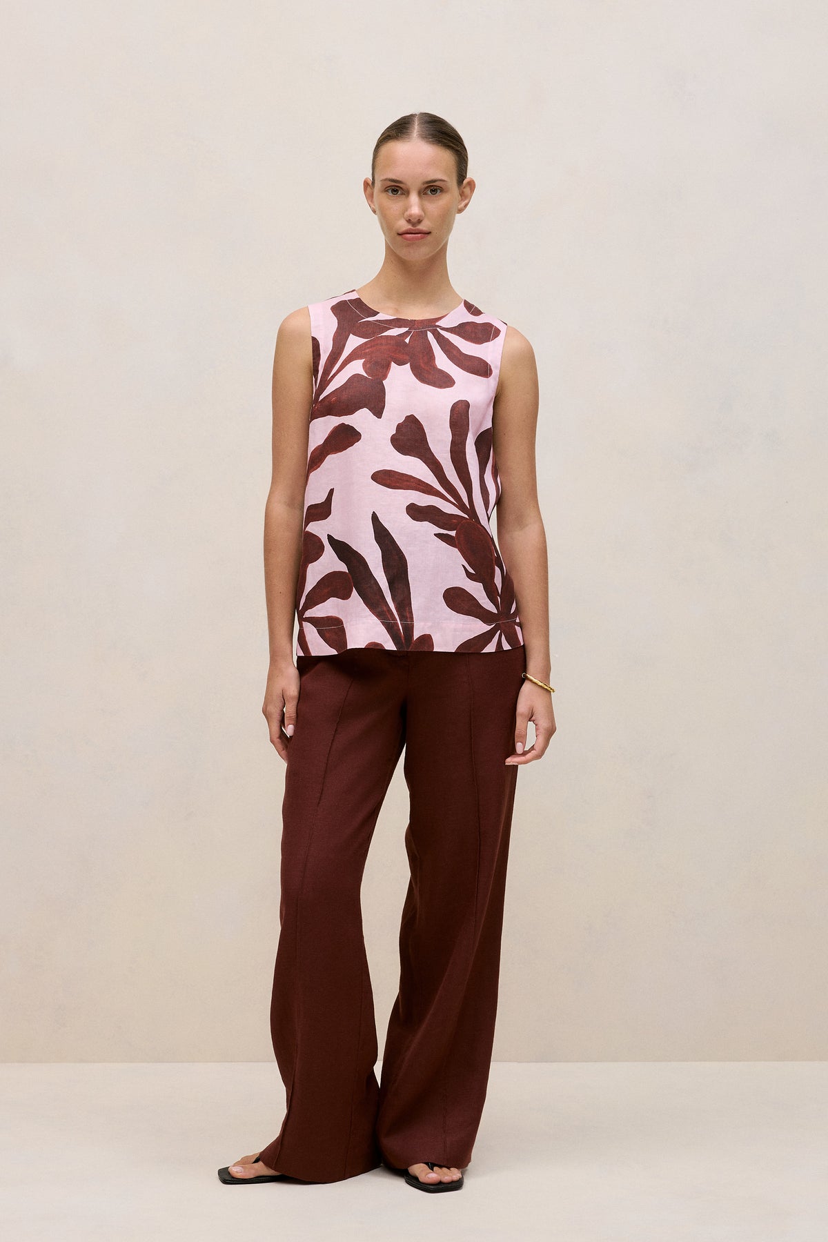 Wakame Linen Shell Tank