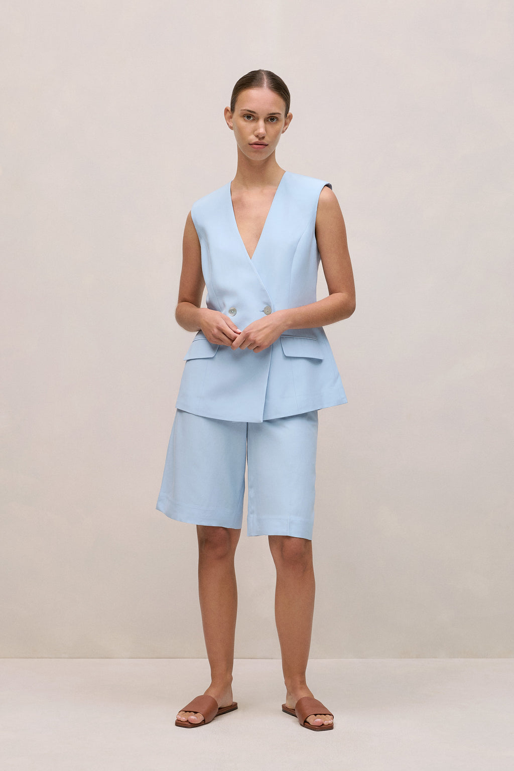 Tailored Double Breasted Vest