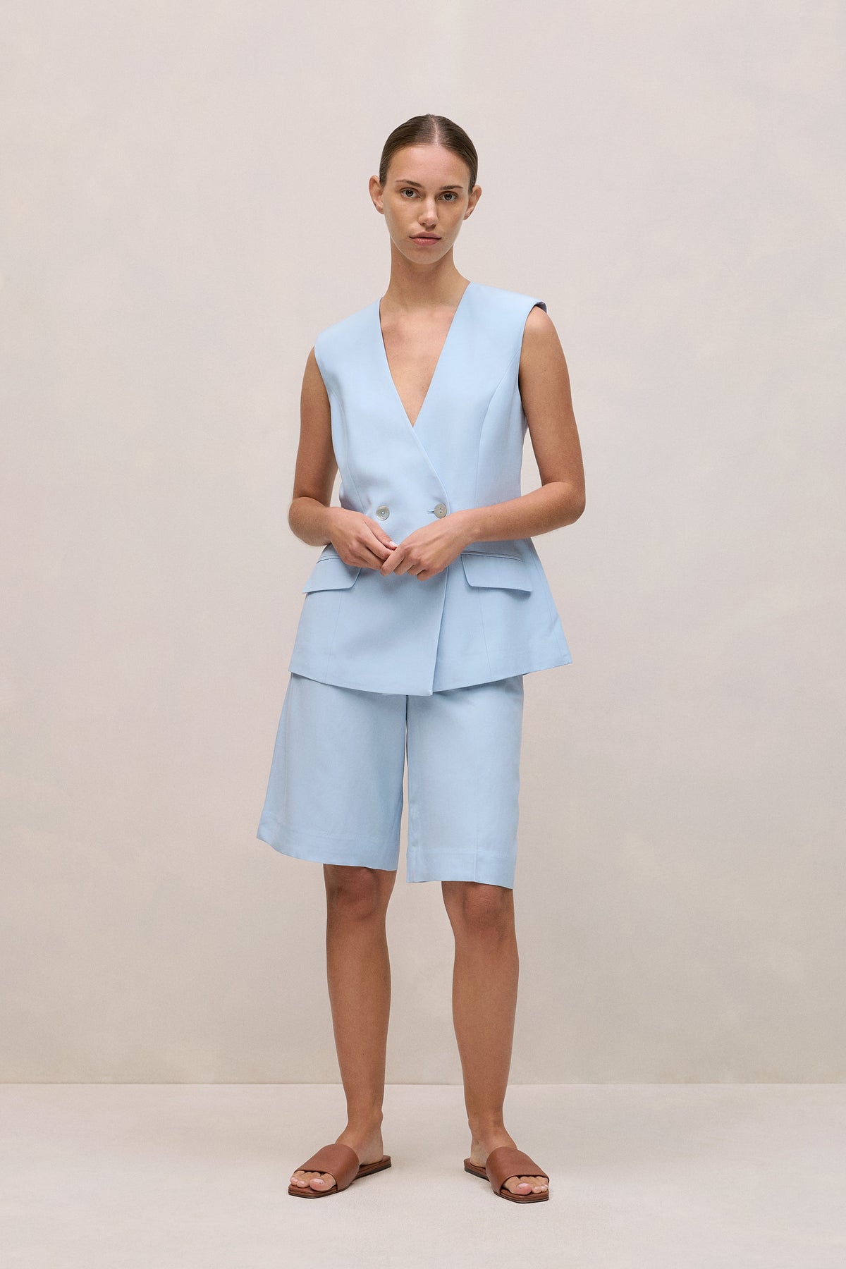 Tailored Double Breasted Vest