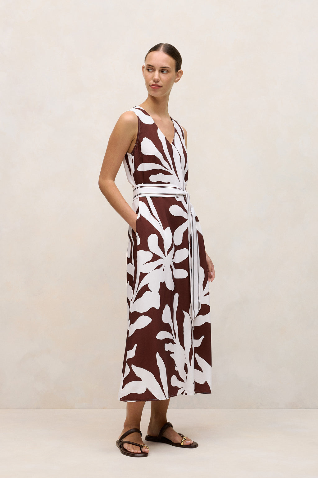 Wakame Belted Tank Dress