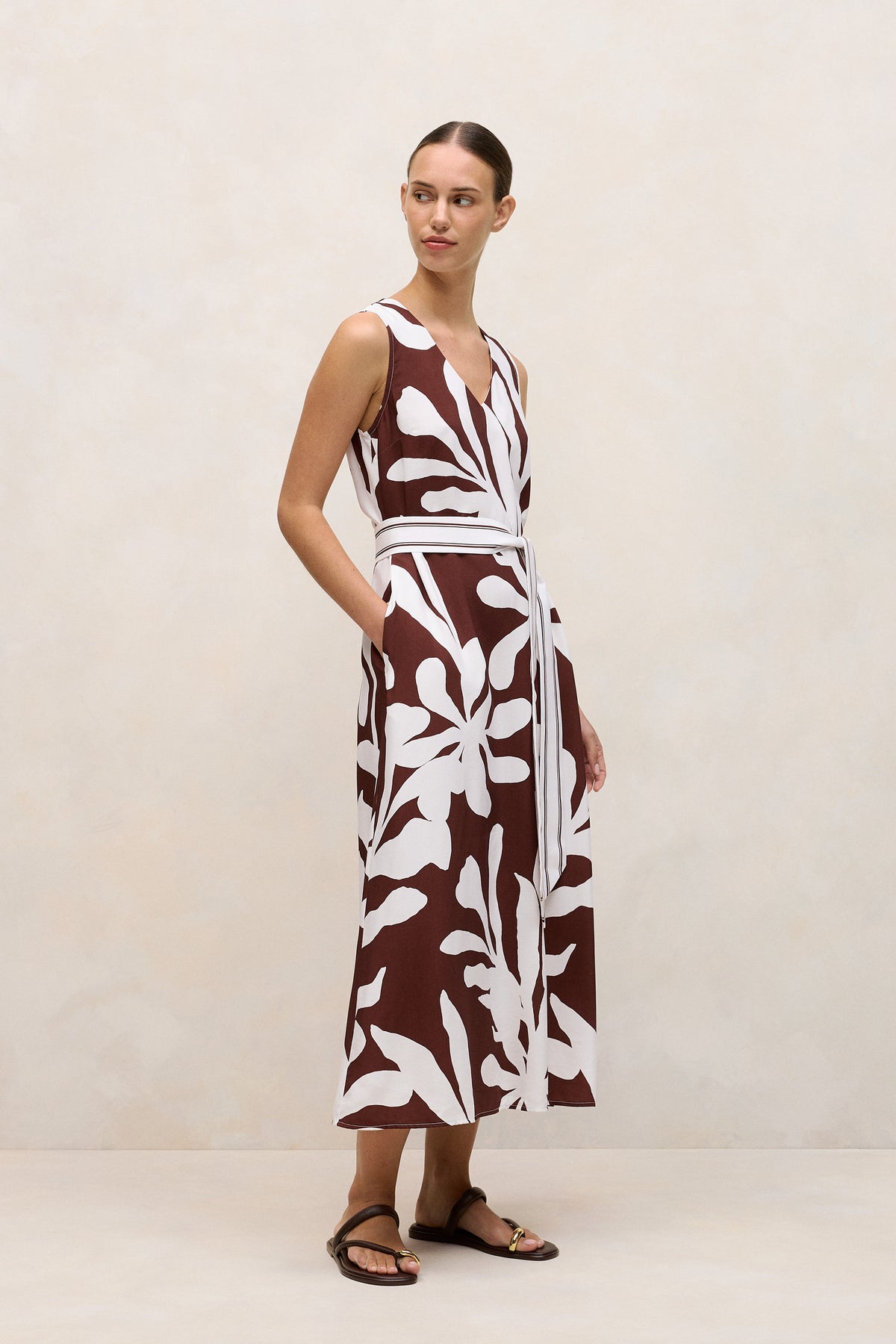 Wakame Belted Tank Dress