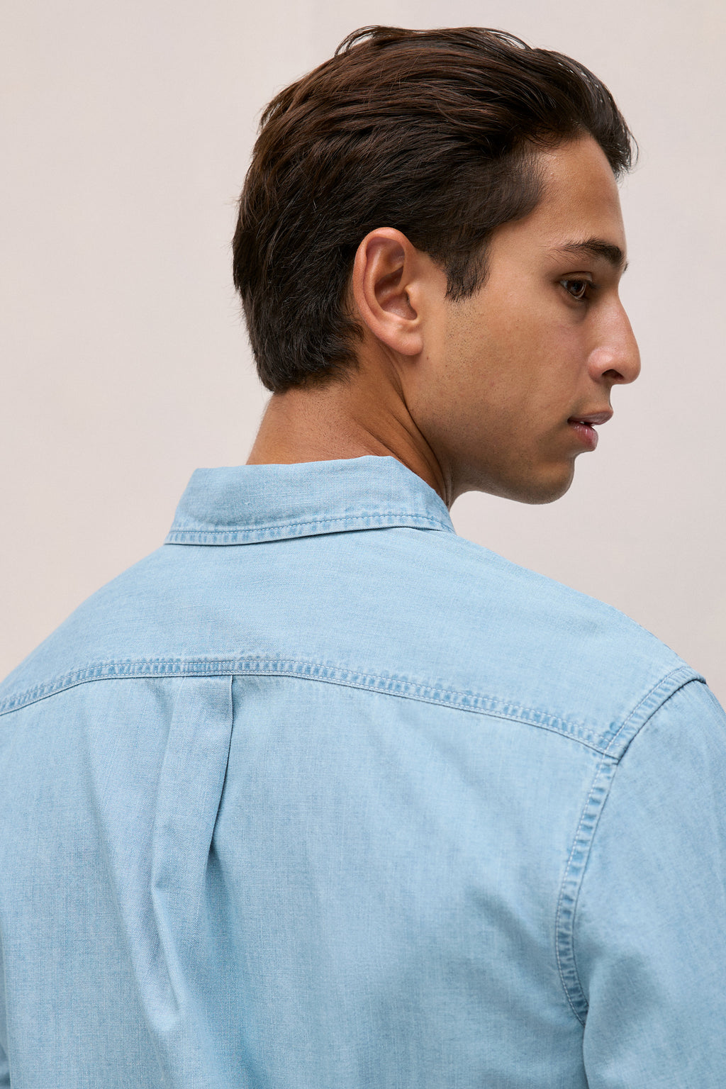 Light Chambray Denim Shirt