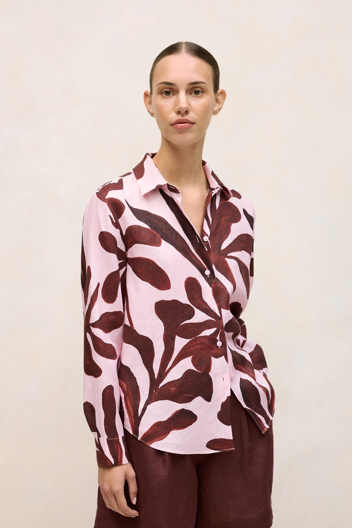 Wakame Linen Long Sleeve Shirt