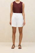 Linen Relaxed Pull On Short