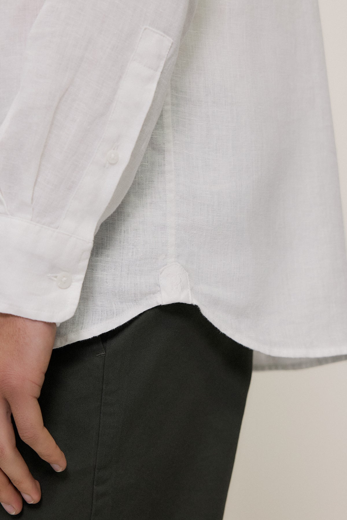 Regular Fit Linen Classic Long Sleeve Shirt