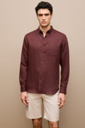 Regular Fit Linen Classic Long Sleeve Shirt