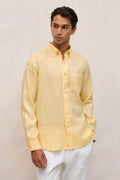 Regular Fit Linen Classic Long Sleeve Shirt