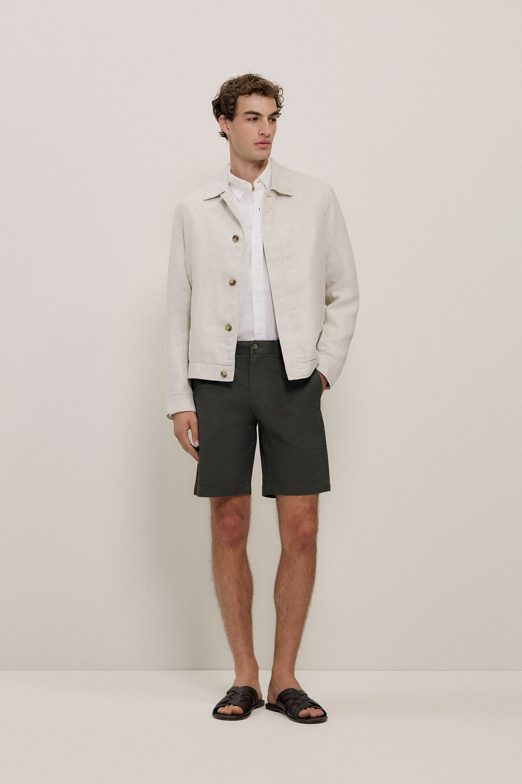 Cotton Twill Chino Short