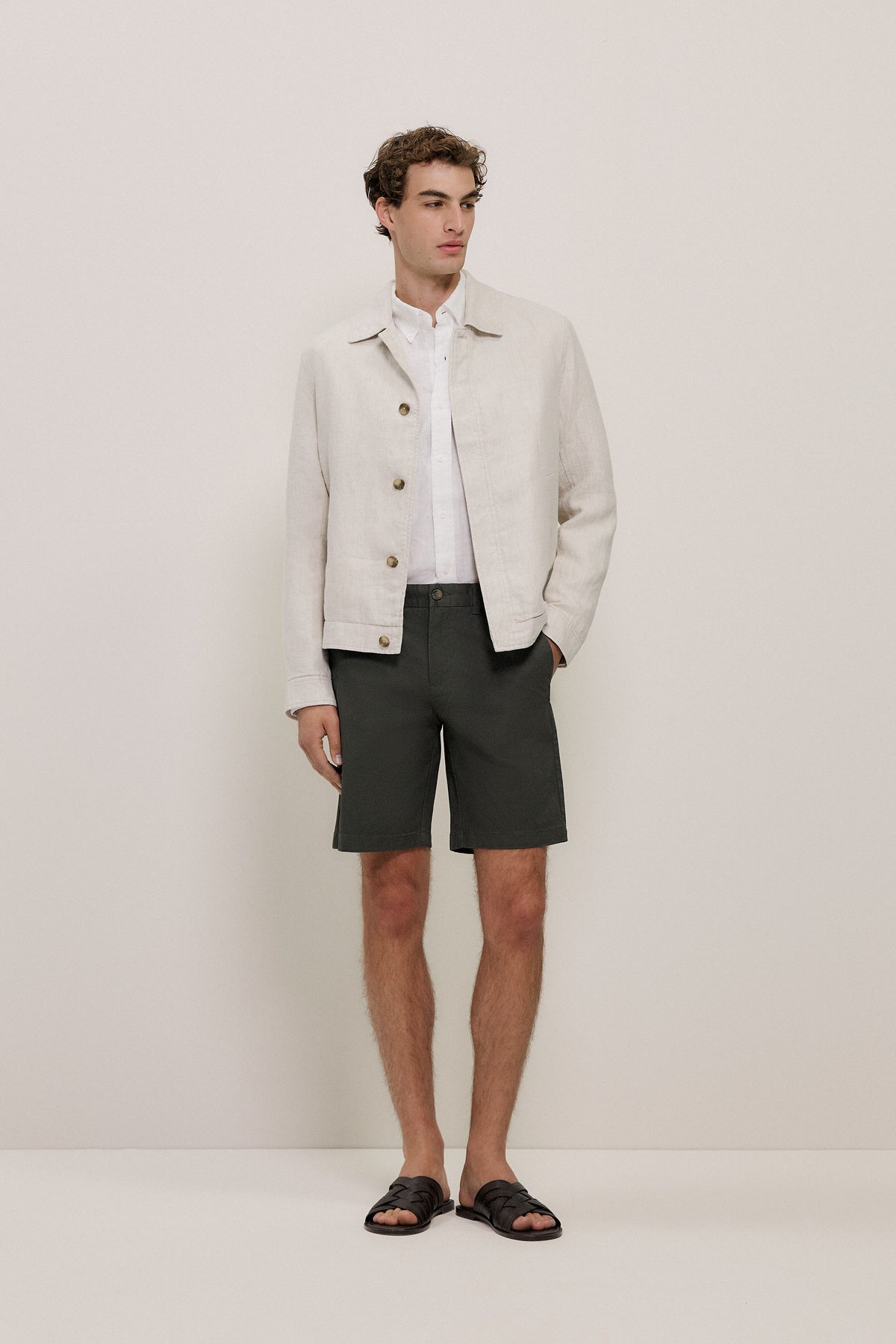 Cotton Twill Chino Short