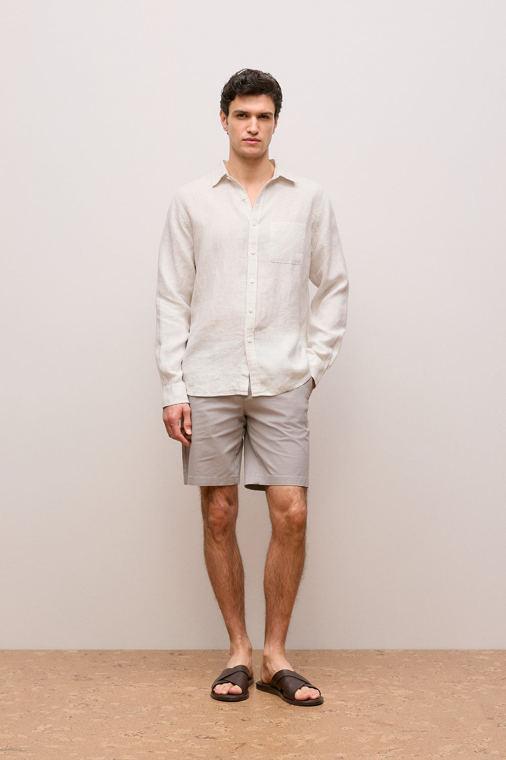 Cotton Twill Chino Short