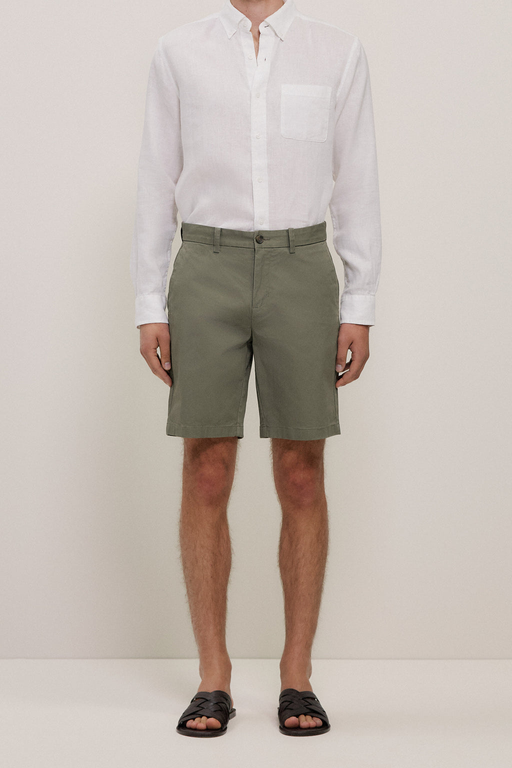 Cotton Twill Chino Short