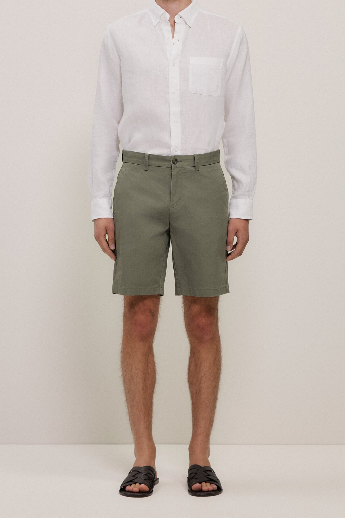 Cotton Twill Chino Short