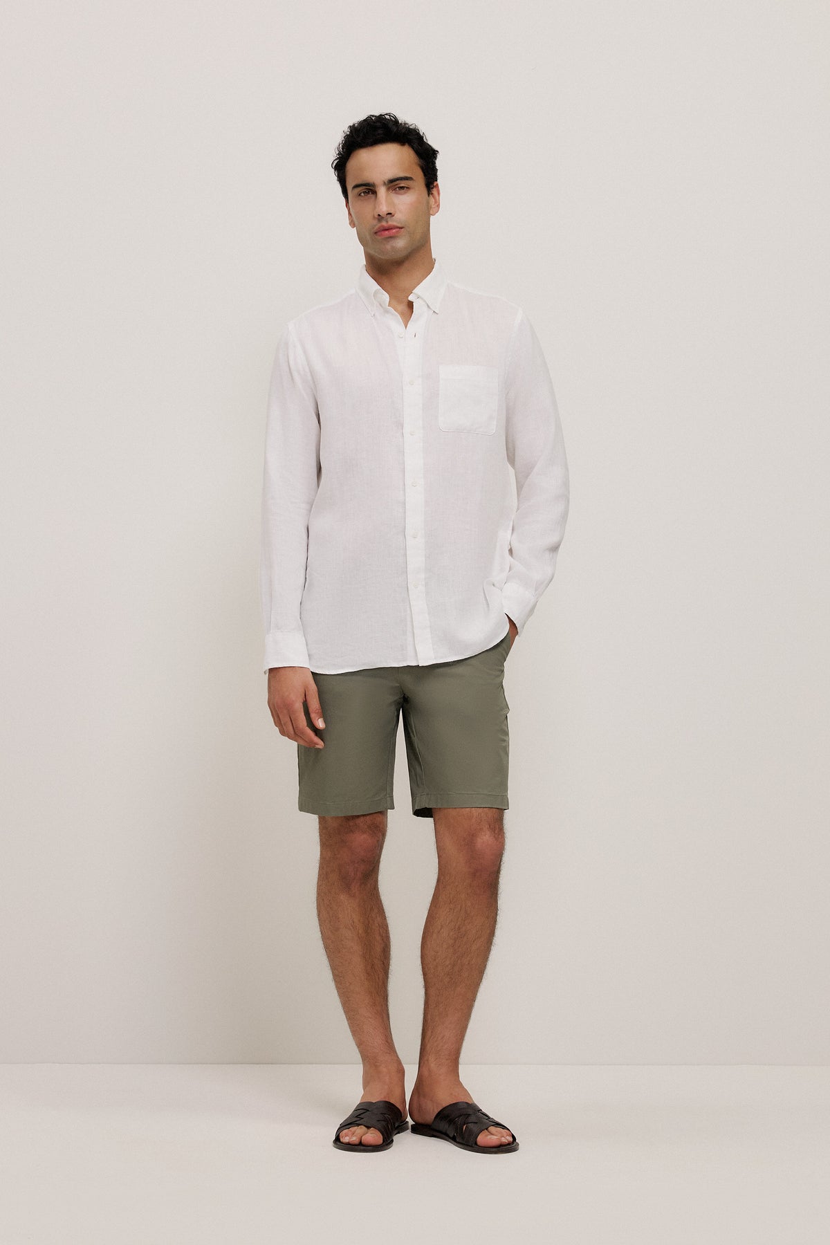 Cotton Twill Chino Short