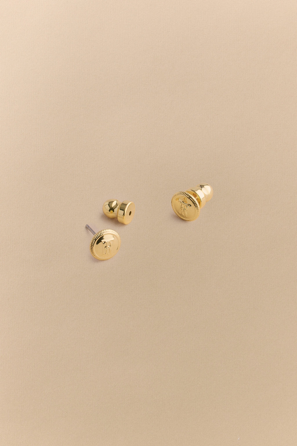 Monogram Stud Earrings