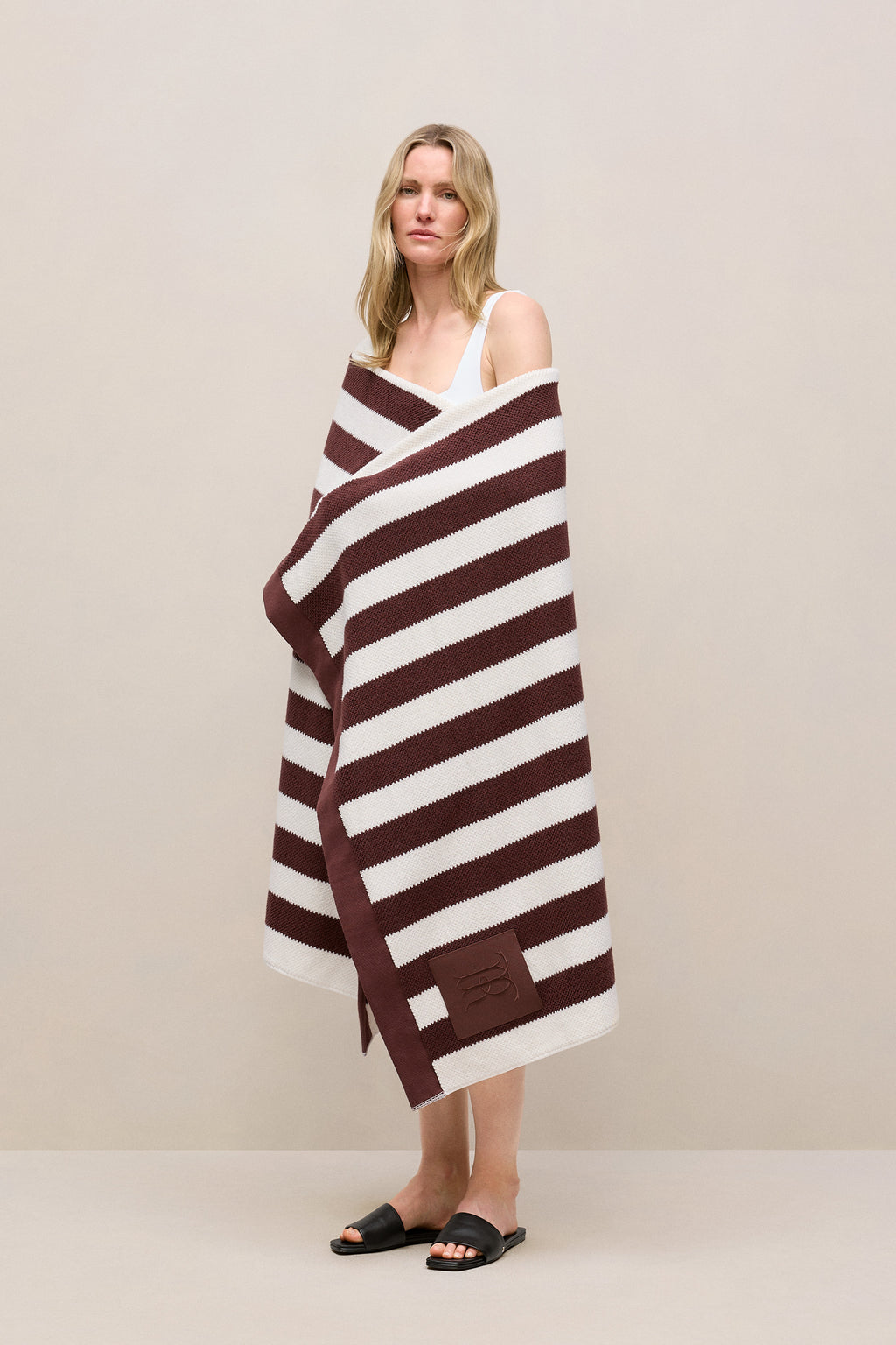 Cotton Jacquard Stripe Tr Towel