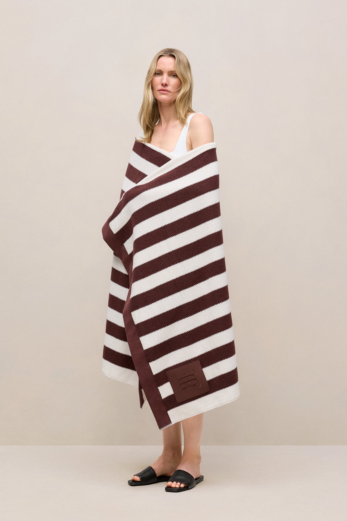 Cotton Jacquard Stripe Tr Towel