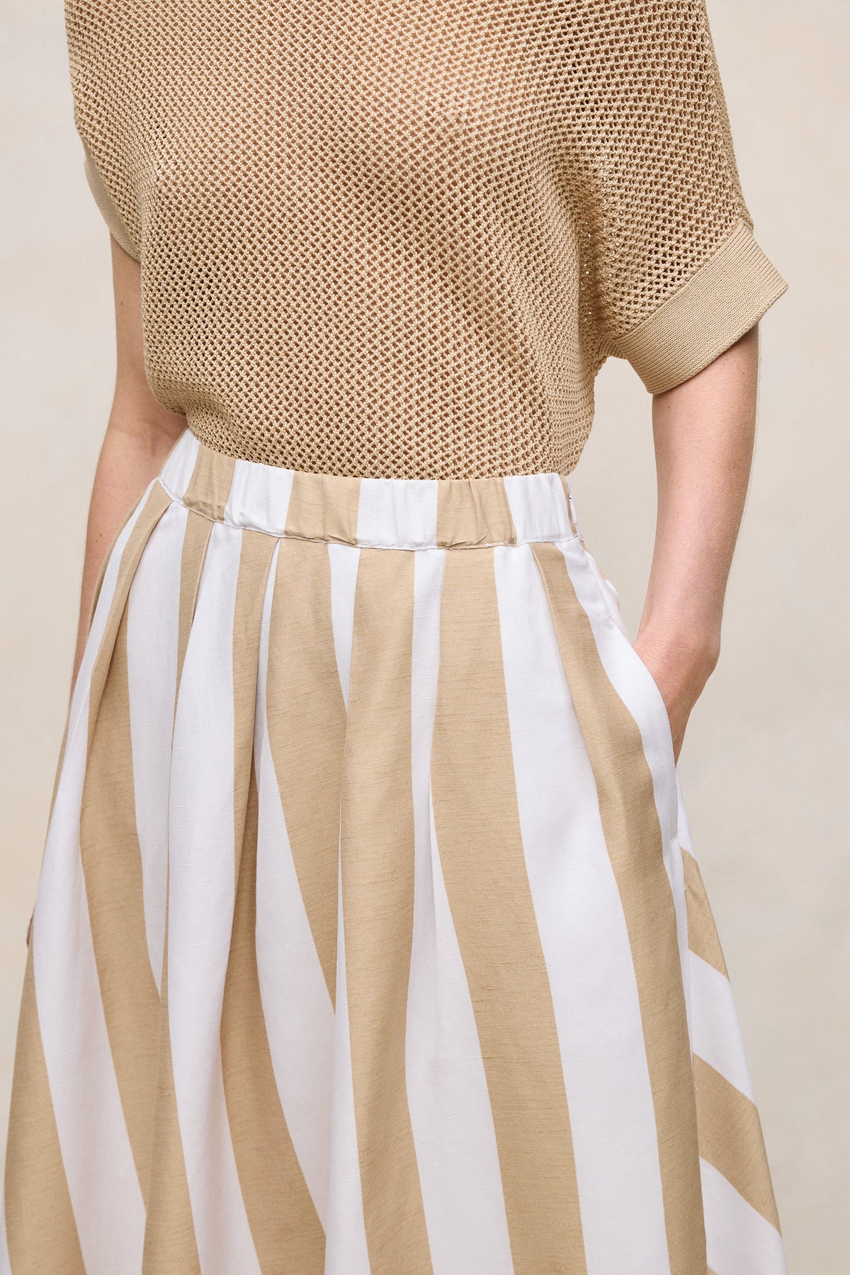 Cabana Stripe Skirt