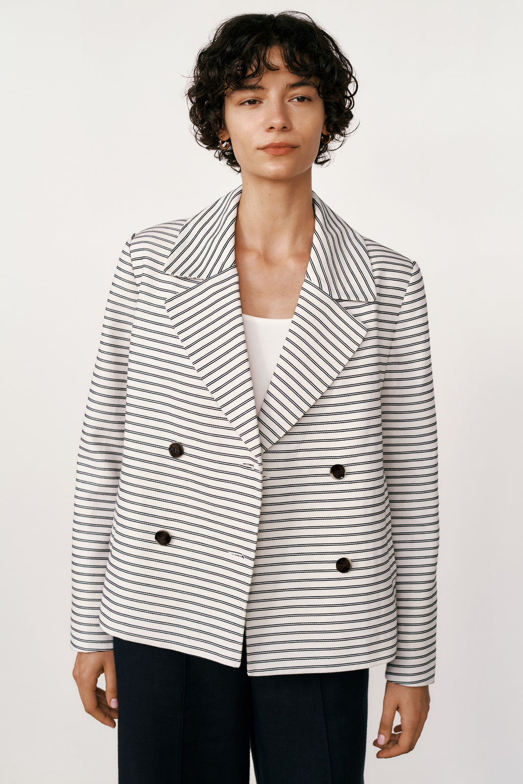Stripe Peacoat