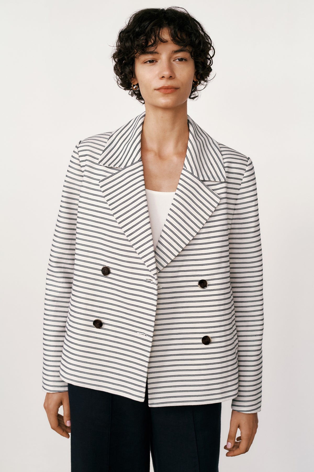 Stripe Peacoat