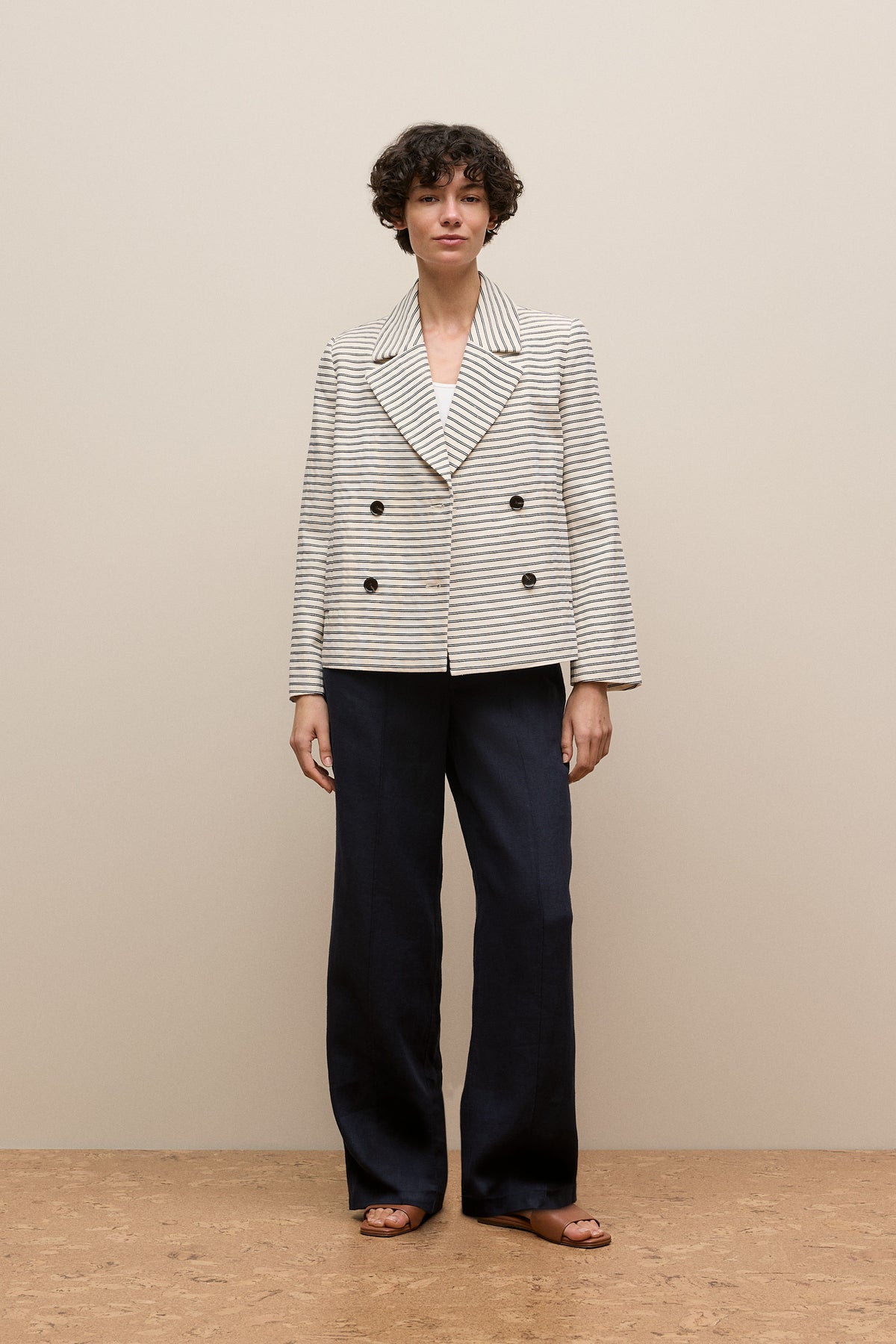 Stripe Peacoat