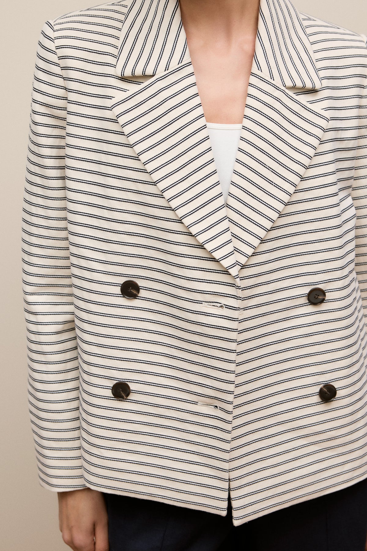 Stripe Peacoat