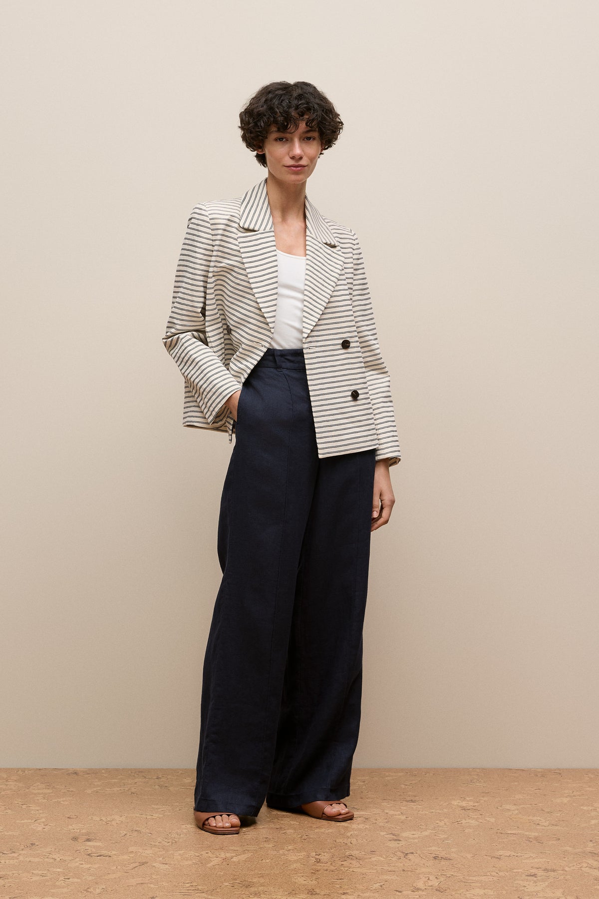 Stripe Peacoat