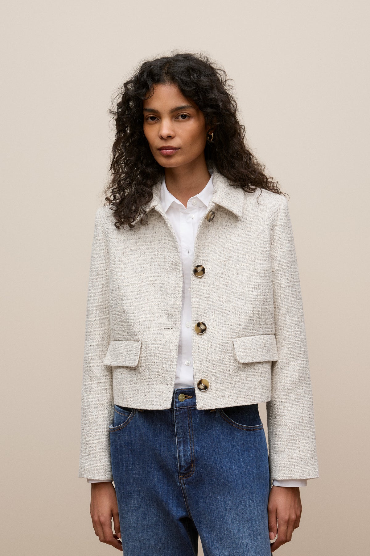 Tweed Cropped Jacket