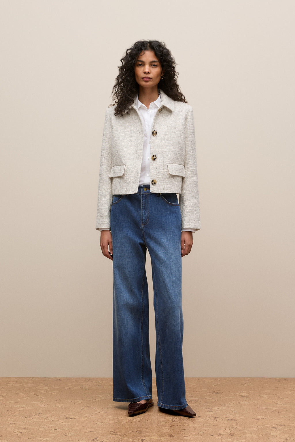 Tweed Cropped Jacket
