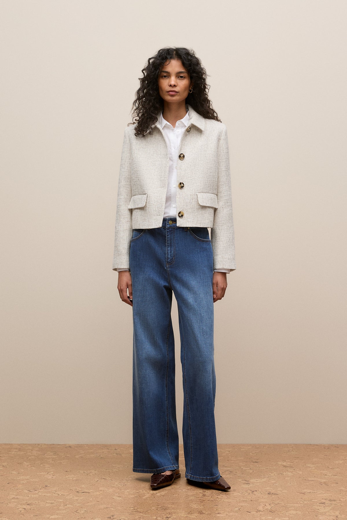 Tweed Cropped Jacket