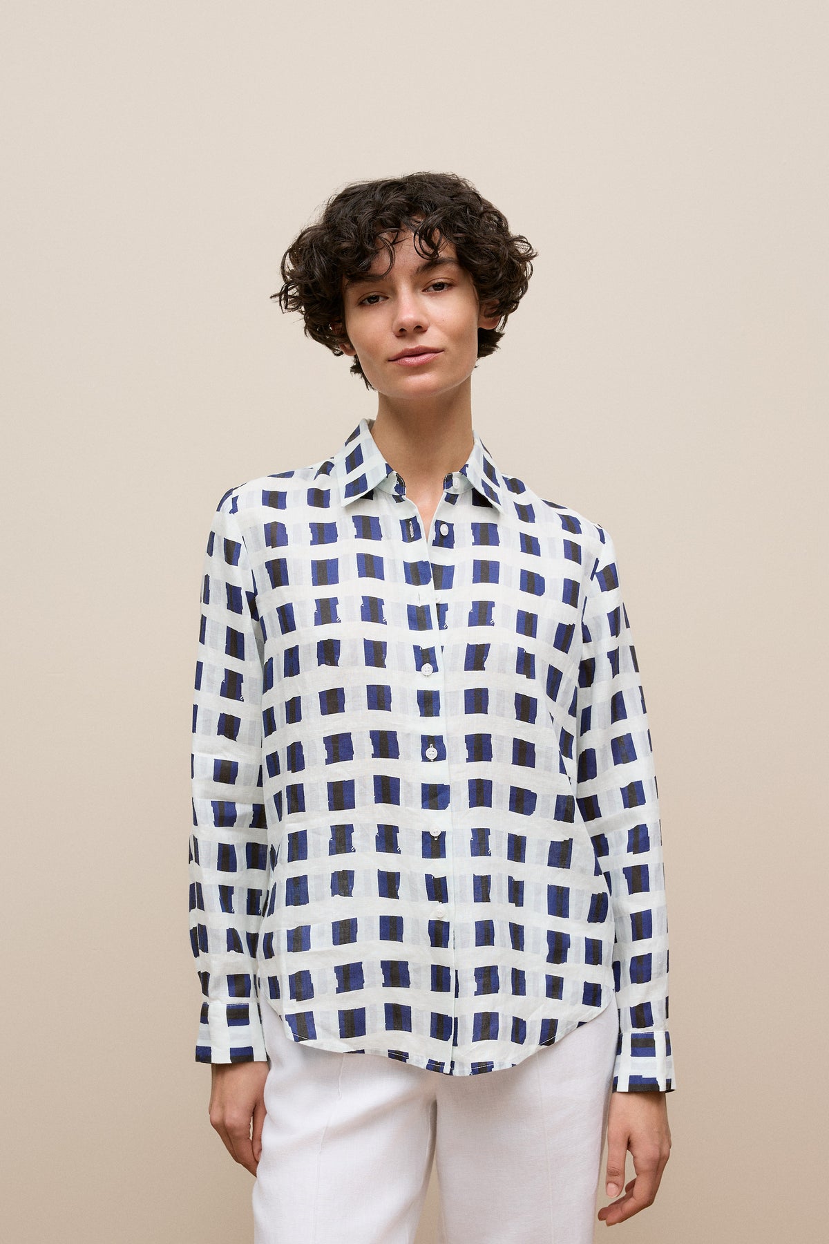 Tide Linen Long Sleeve Shirt