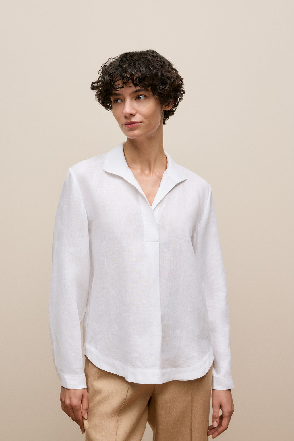Linen Popover Shirt