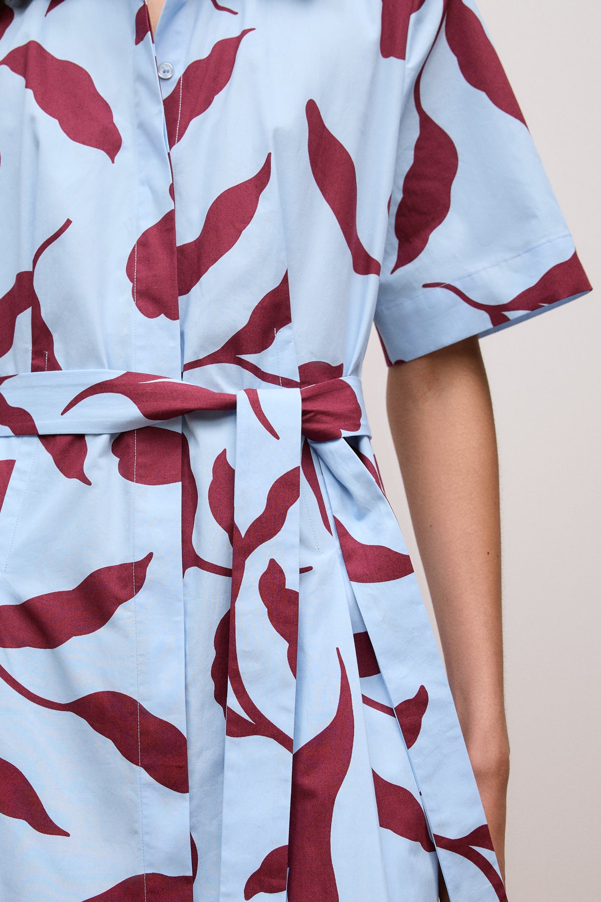 Karra Cotton Poplin Shirt Dress