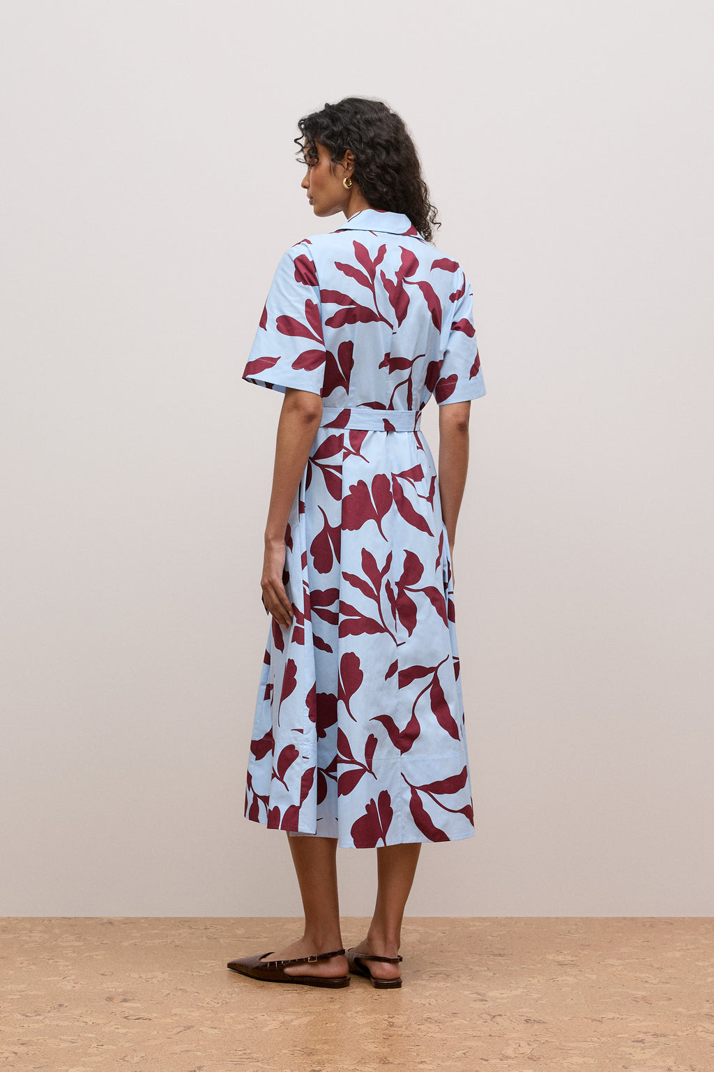 Karra Cotton Poplin Shirt Dress